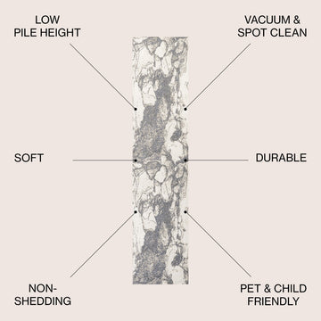 Marmo Abstract Marbled Modern Area Rug